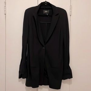 7 for all mankind black blazer